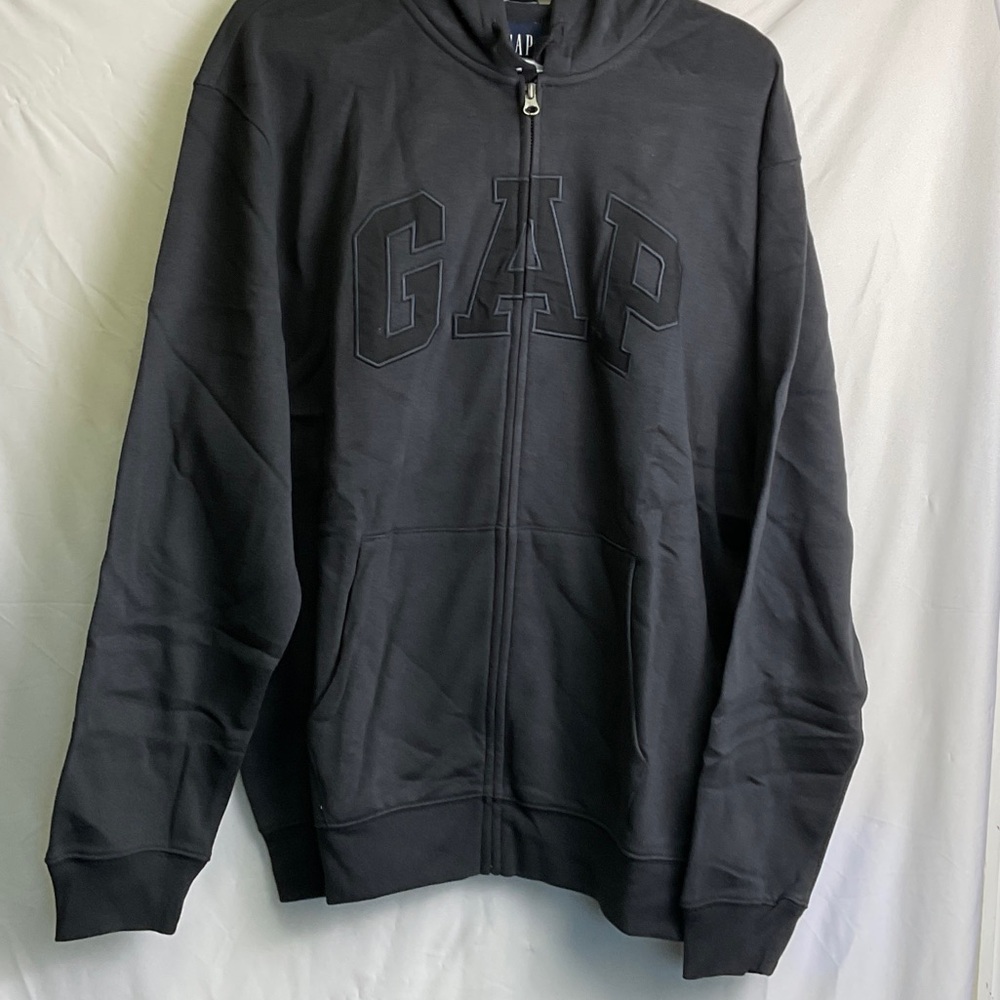GAP Charcoal Full Zip Hoodie